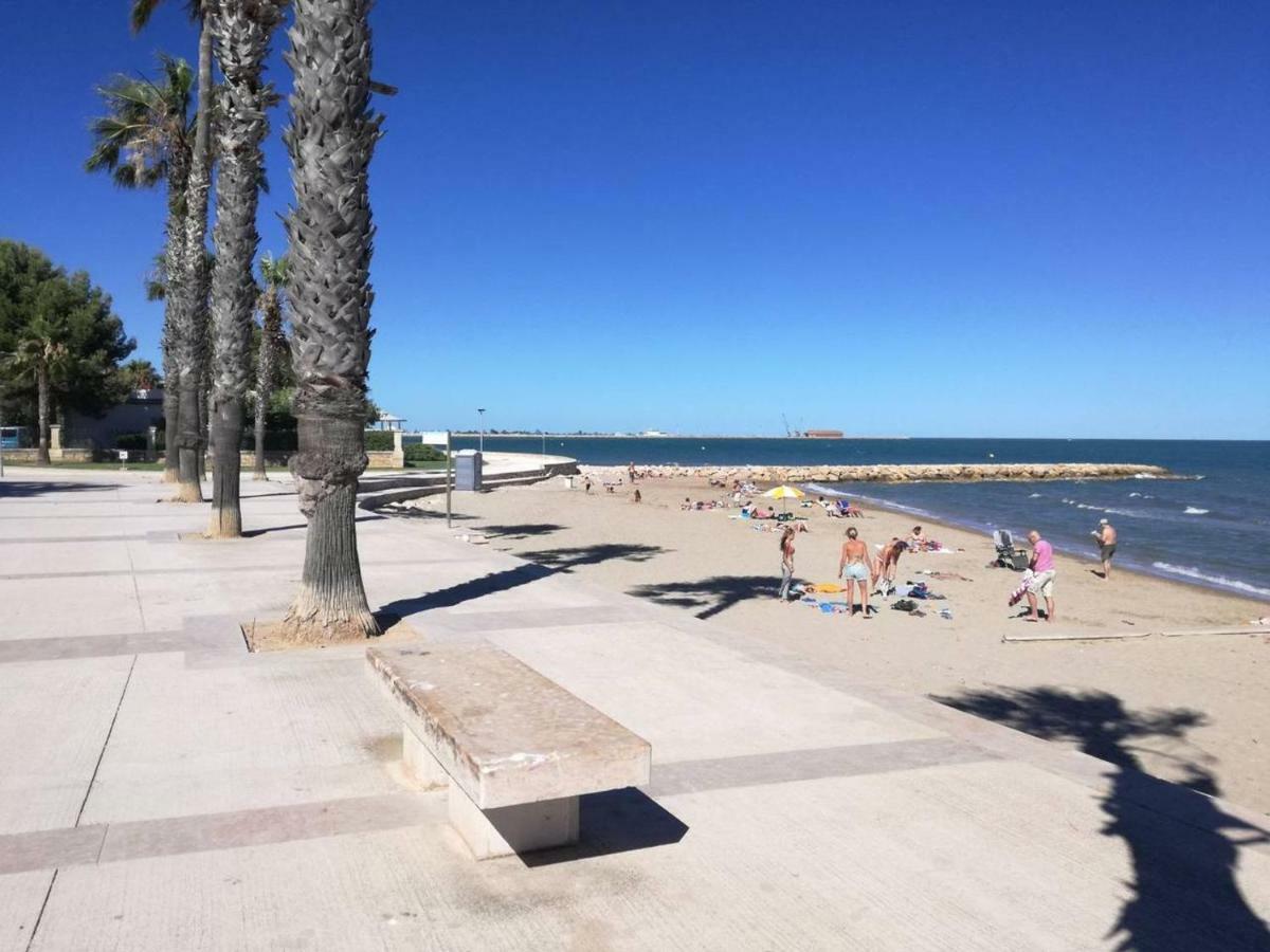 Atico Primer Linea De Mar Con Piscina En Ebrehogar Sant Carlos de la Ràpita Exterior foto